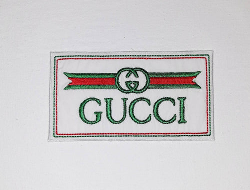 Mouse Gucci Designer patch Large embroidered iron on patch – Embroidery  Taiss