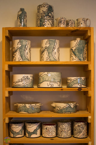 Ceramics by Cheyenne Mallo Pottery; Olivebridge, NY