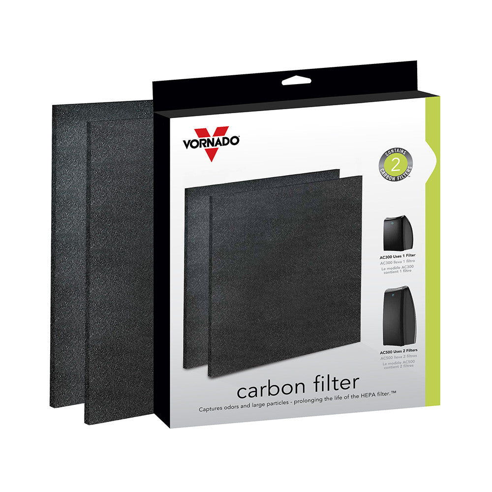 Vornado AC300500 Activated Carbon Pre filter 2 Pack MD1 0023