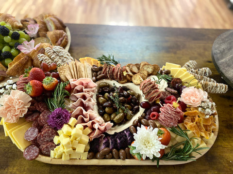 How to Assemble a Giant Charcuterie Grazing Table — Gathered Living