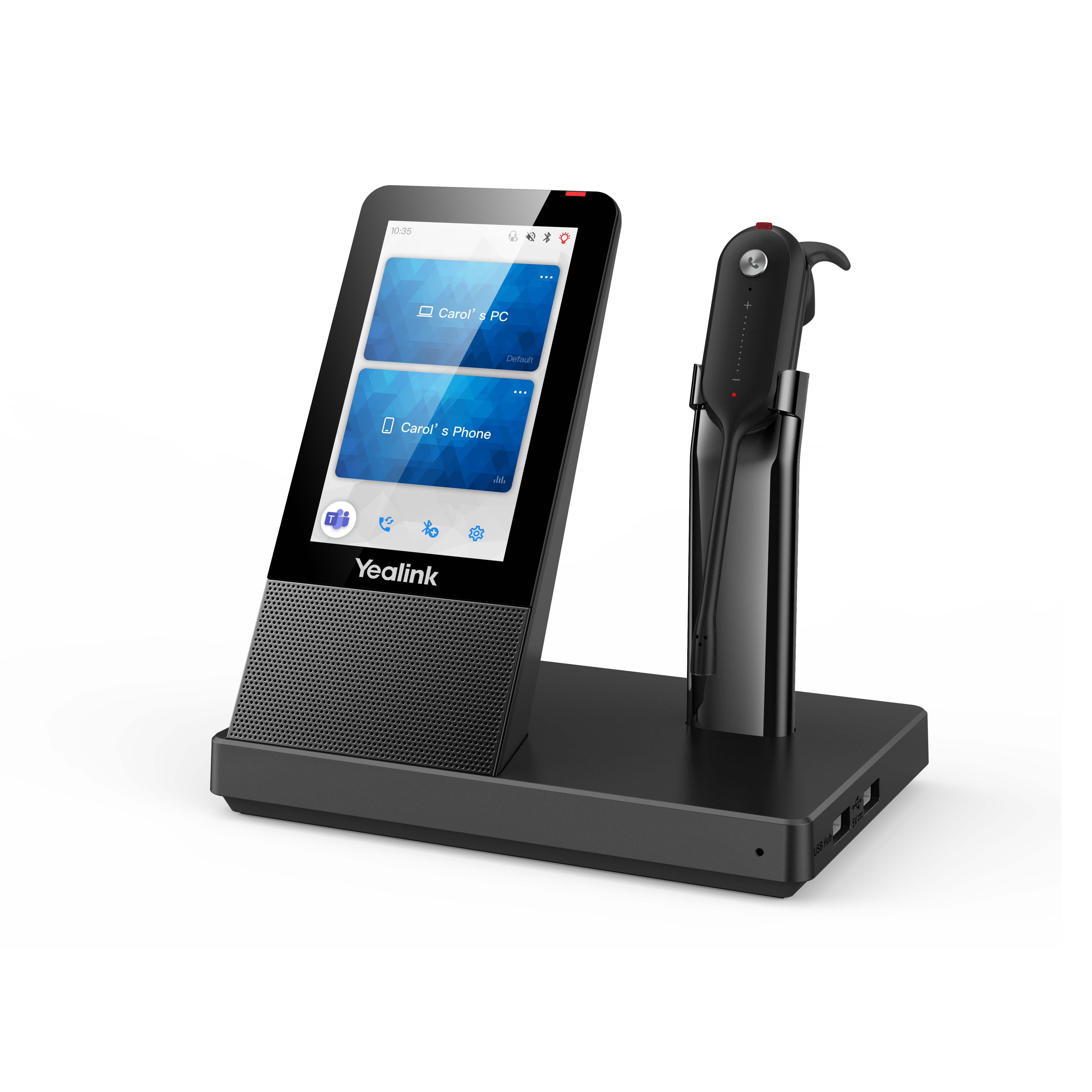 Yealink WH67 UC Convertible DECT Wireless Headset