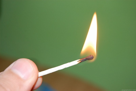 What is a btu? This burning match depicts how much BTU is produced by radiators but on a smaller scale