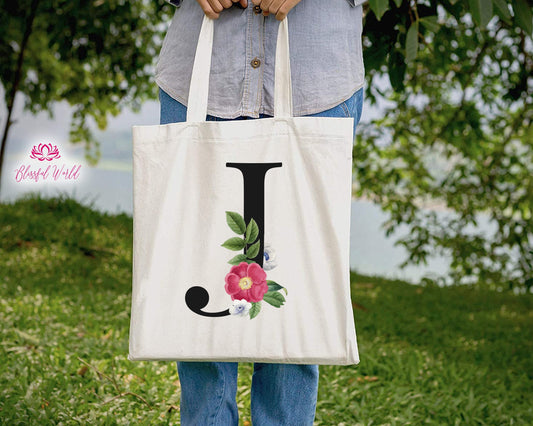 Flower Power I Canvas Tote Bag