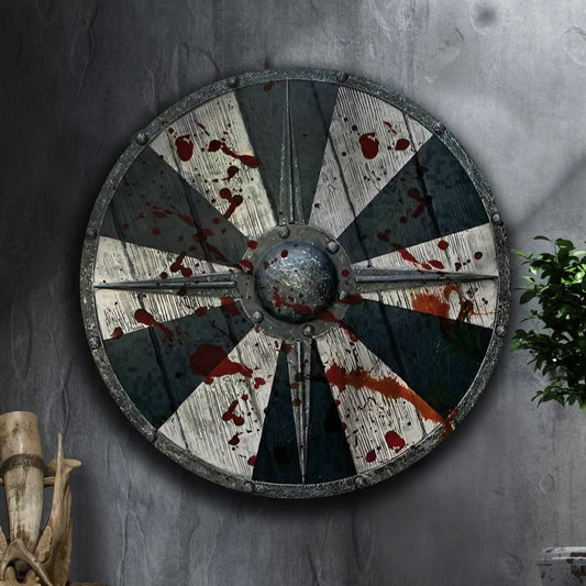 Lagertha Shieldmaiden Viking Shield With Battle Worn Finish