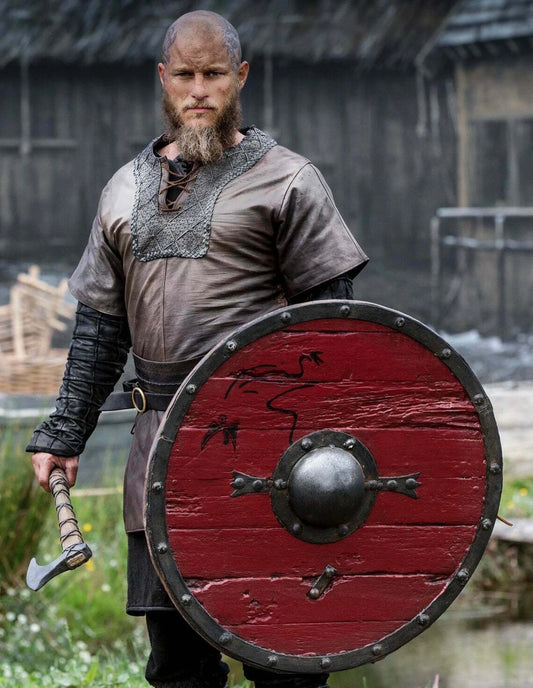 Authentic Bjorn Ironside Viking Shield Replica  Handcrafted Norse Warrior  Shield – vkngjewelry