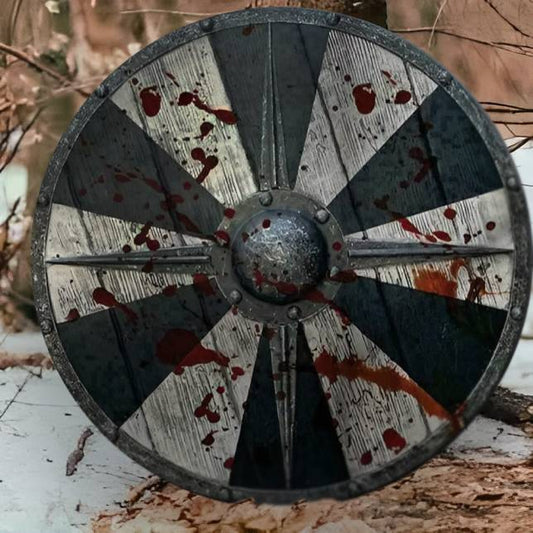 Lagertha Shieldmaiden Viking Shield With Battle Worn Finish