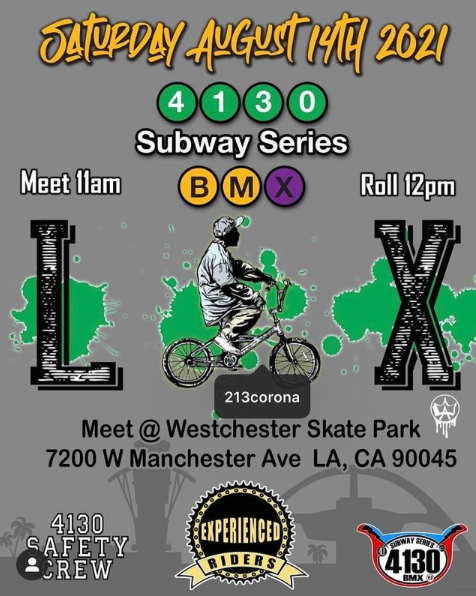 4130 Subway Series BMX Ride Los Angeles