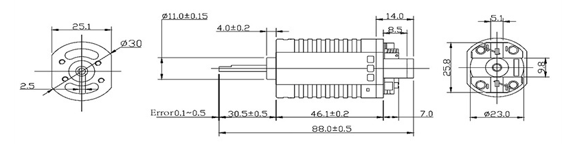 T238 Hochgeschwindigkeits-High-Torque-Motor N35 18TPA-Parameter (1)