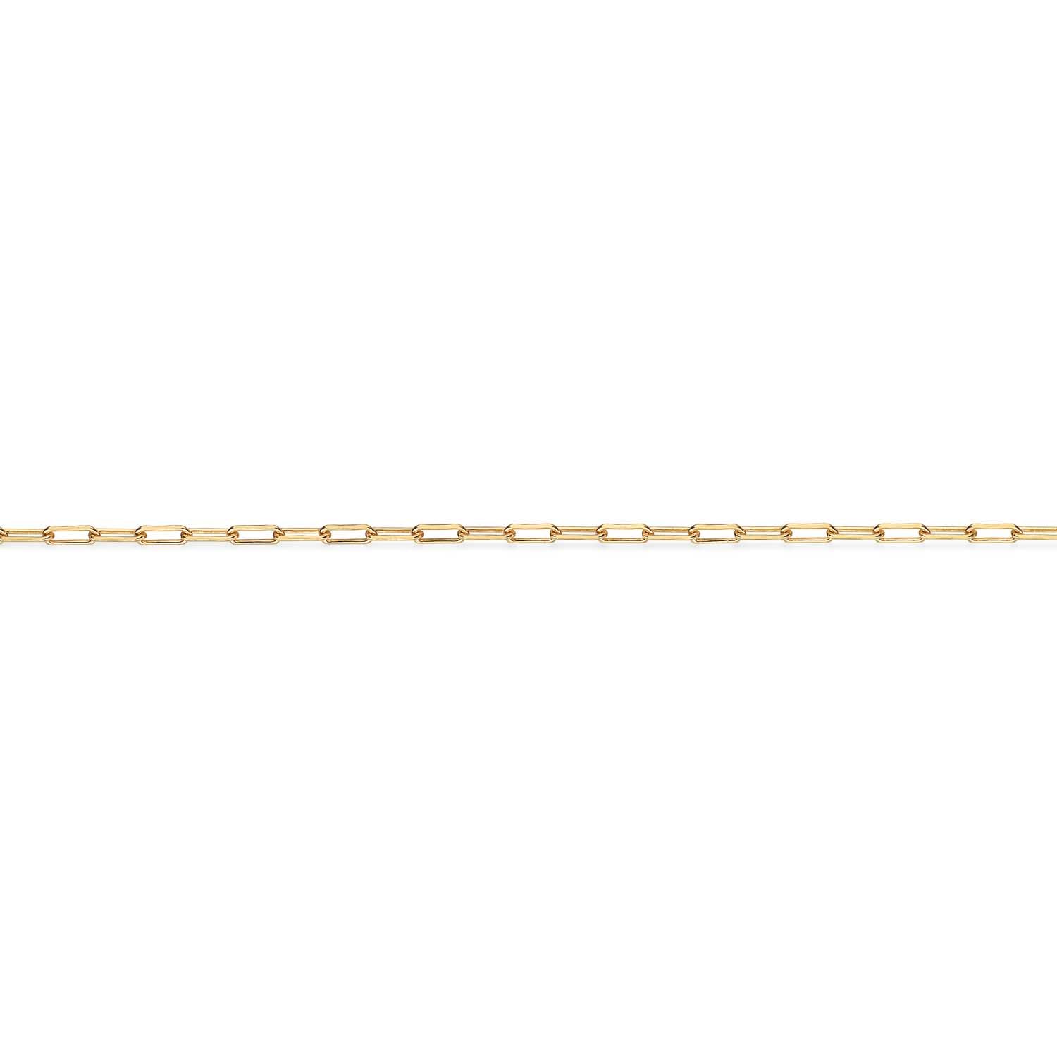 Scrouples - Links Ankelkæde, 25cm Forgyldt sølv sterlingsølv