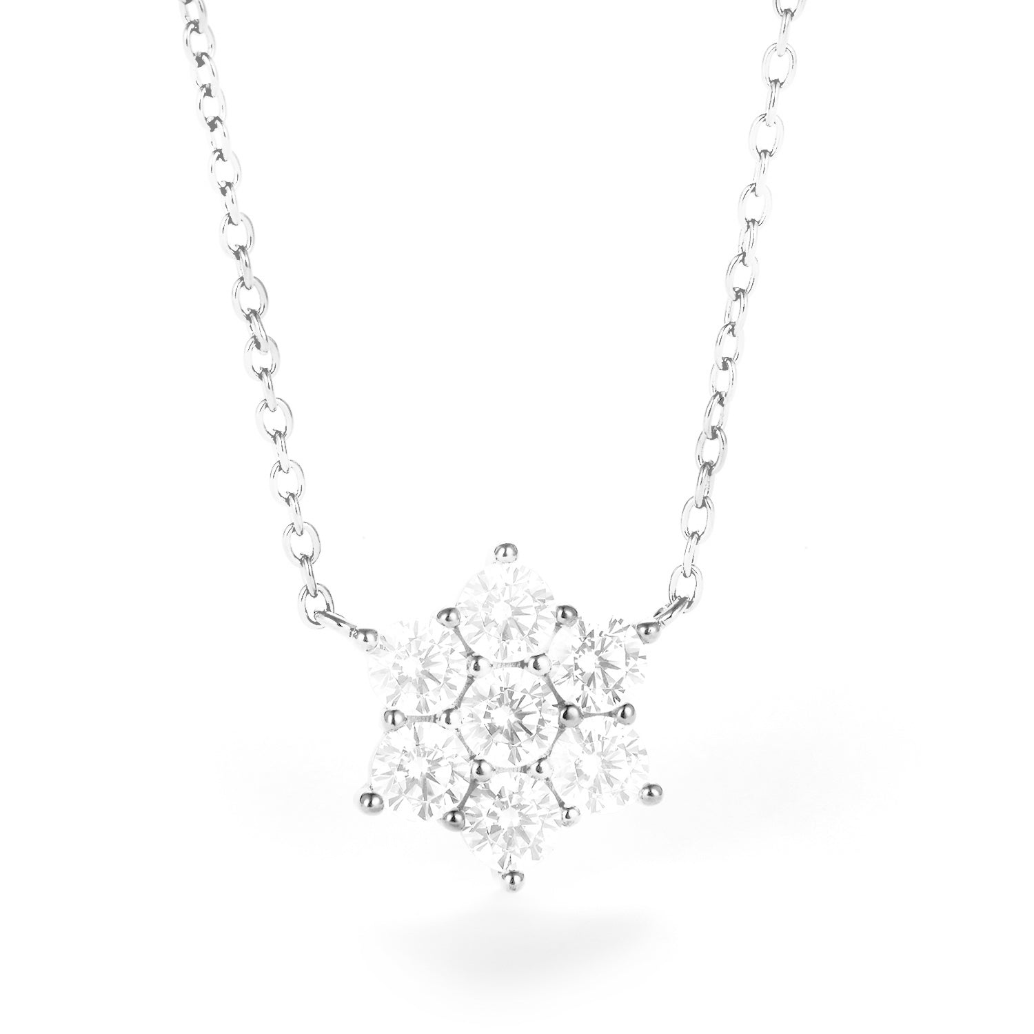 Billede af View Jewellery - Flower halskæde, 4mm Sølv sterlingsølv
