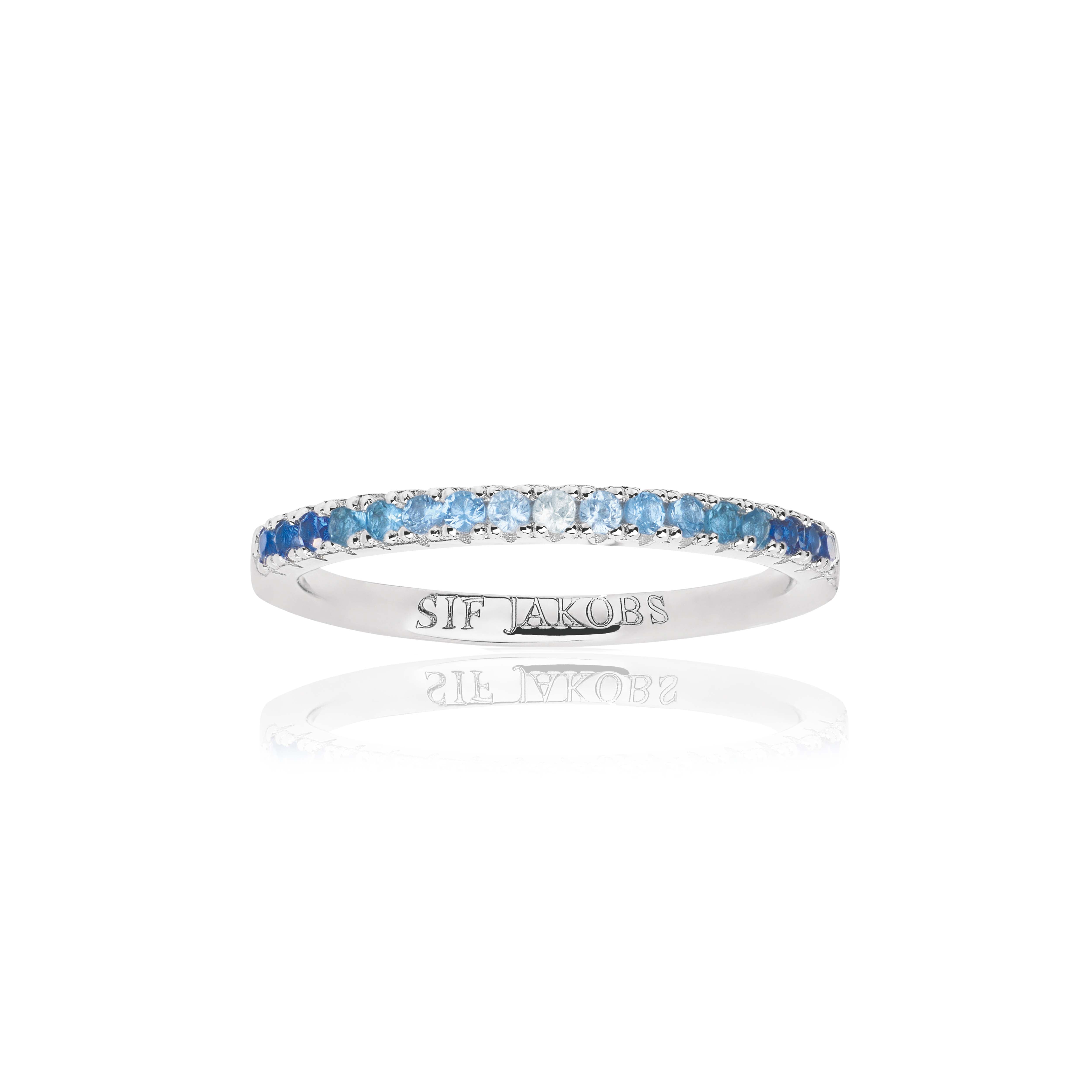 Billede af Sif Jakobs - Ellera Grande ring, blå Sølv