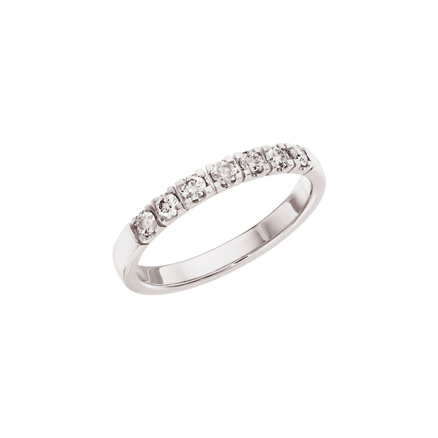 Billede af Diamond Collection - Alliancering 14 kt. hvidguld