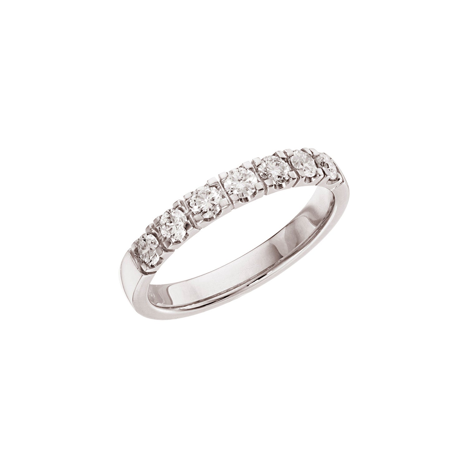 Billede af Diamond Collection - Alliancering 14 kt. hvidguld