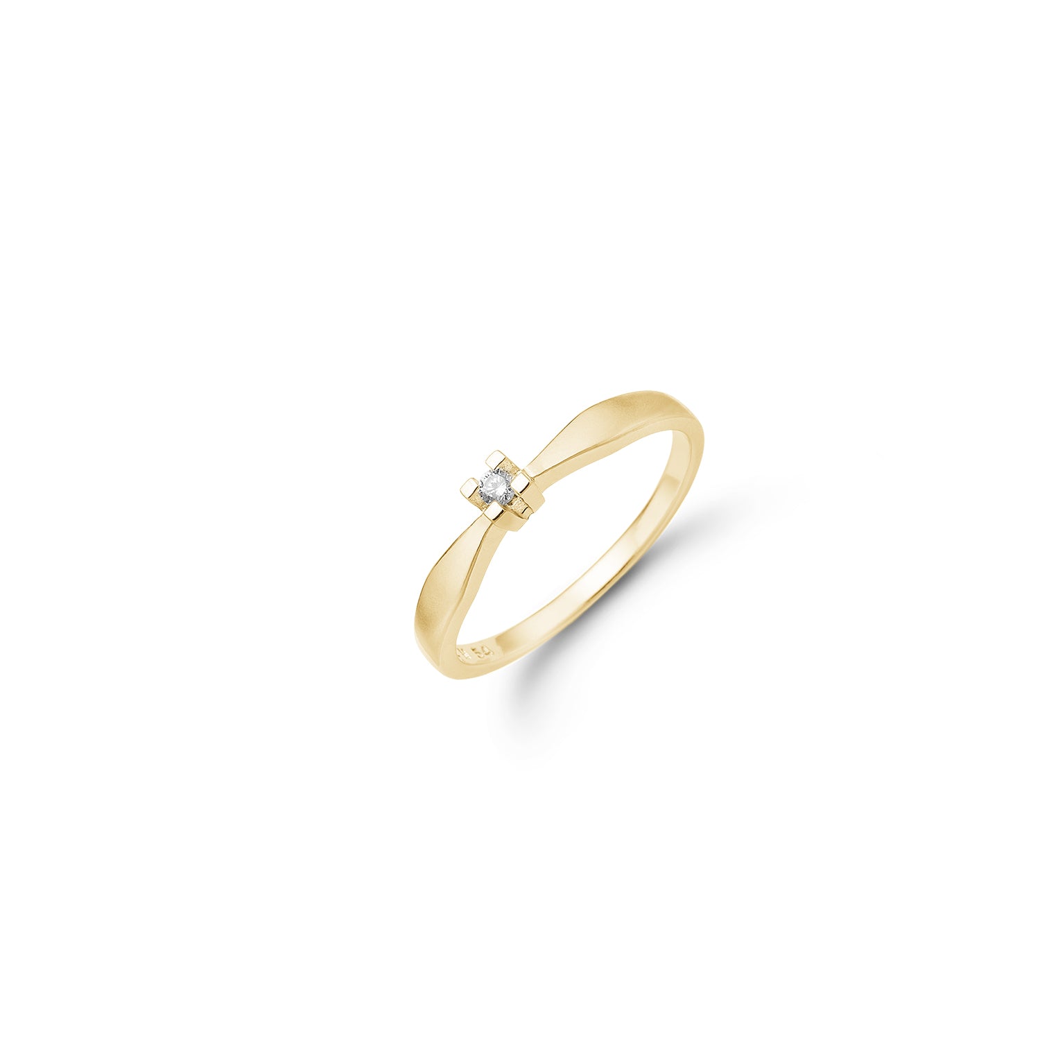 Billede af Aagaard - Eternity ring 0,03ct. 8 kt. guld