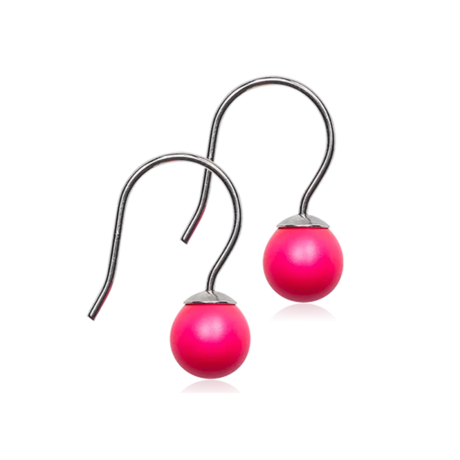 Billede af Blomdahl - Mini Pendant Pearl Electric Pink medicinsk titan 15-1280-39