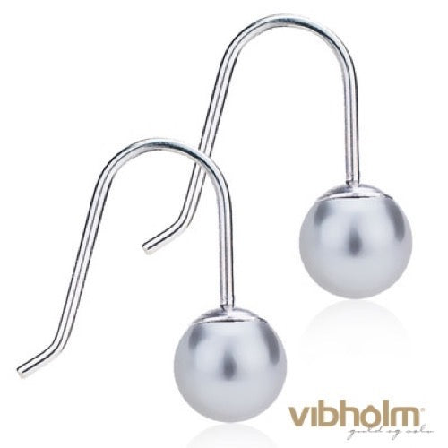 Billede af Blomdahl Mini Pendant Pearl Light Grey ørehænger 15-1280-60