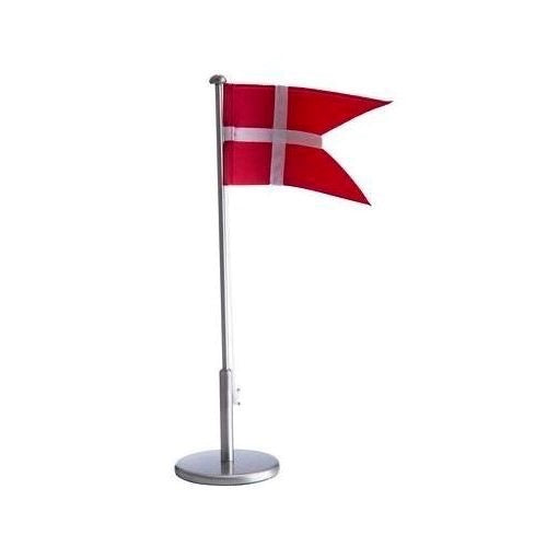 14: Nordahl Andersen - Flagstang med massiv fod, fortinnet, 150-76021