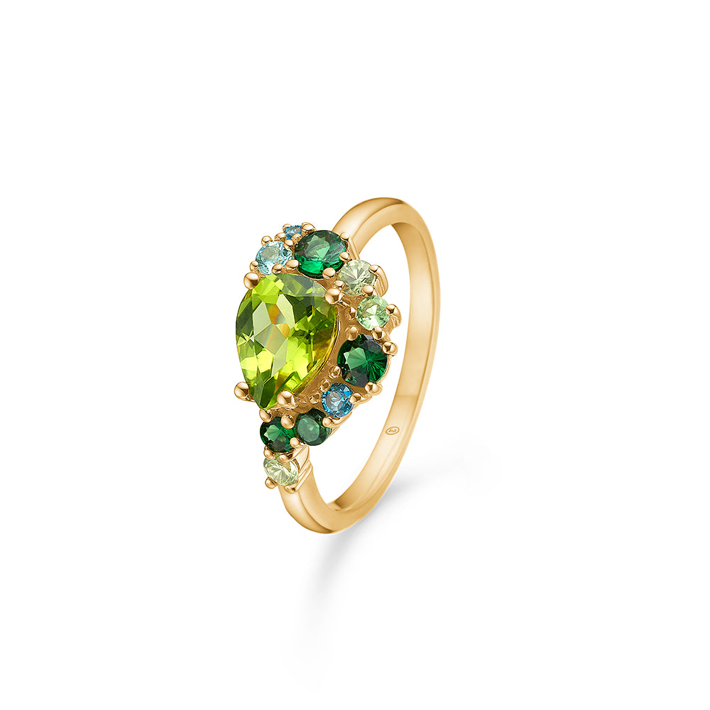 Se Mads.Z - Four Seasons Spring ring 14 kt. guld hos Vibholm.dk