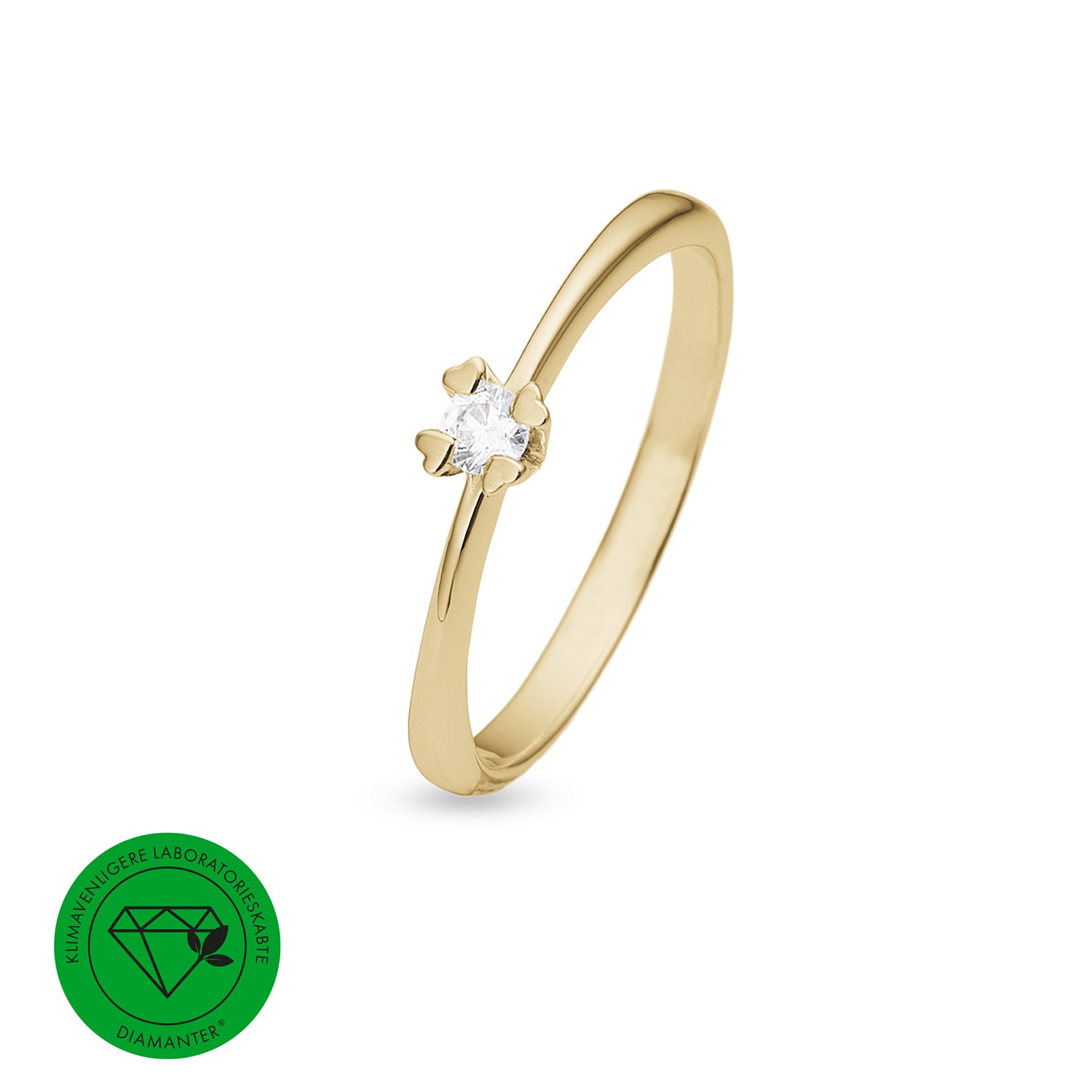 Se Aagaard - Mary ring 0,10 ct. 8 kt. guld hos Vibholm.dk