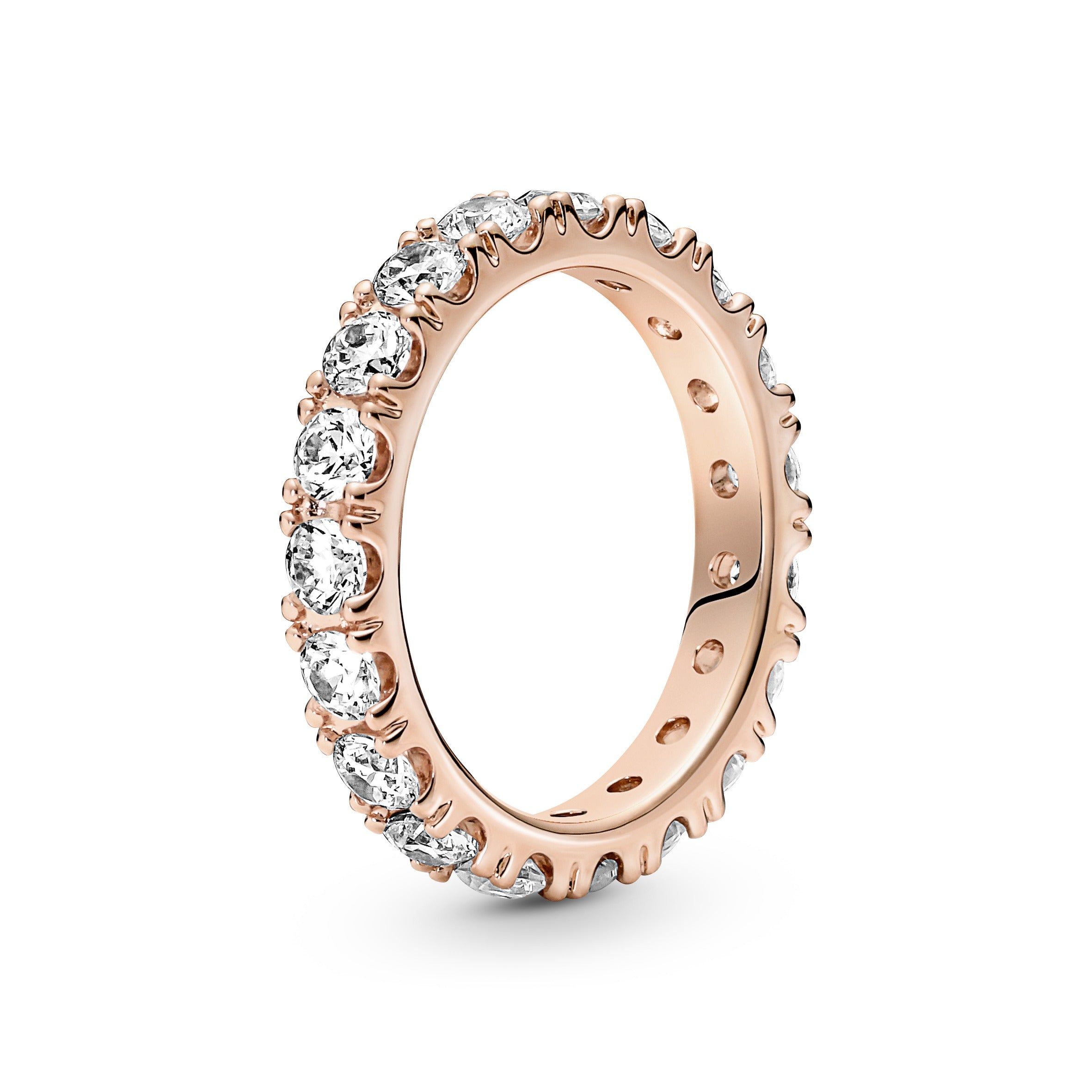 Billede af Pandora - Sparkling Row Eternity ring rosa fg