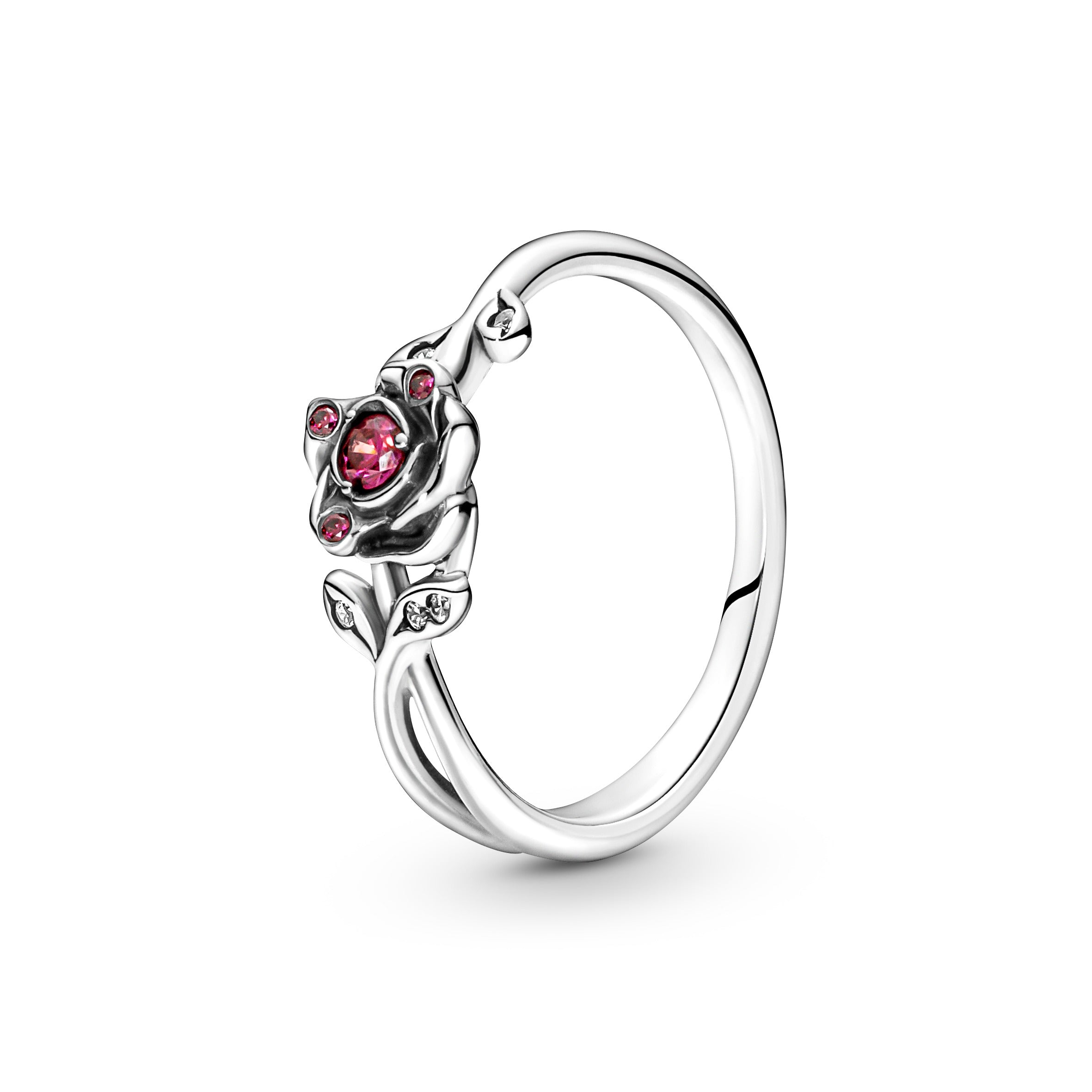 Billede af Pandora - Disney Beauty & Beast Rose ring sølv