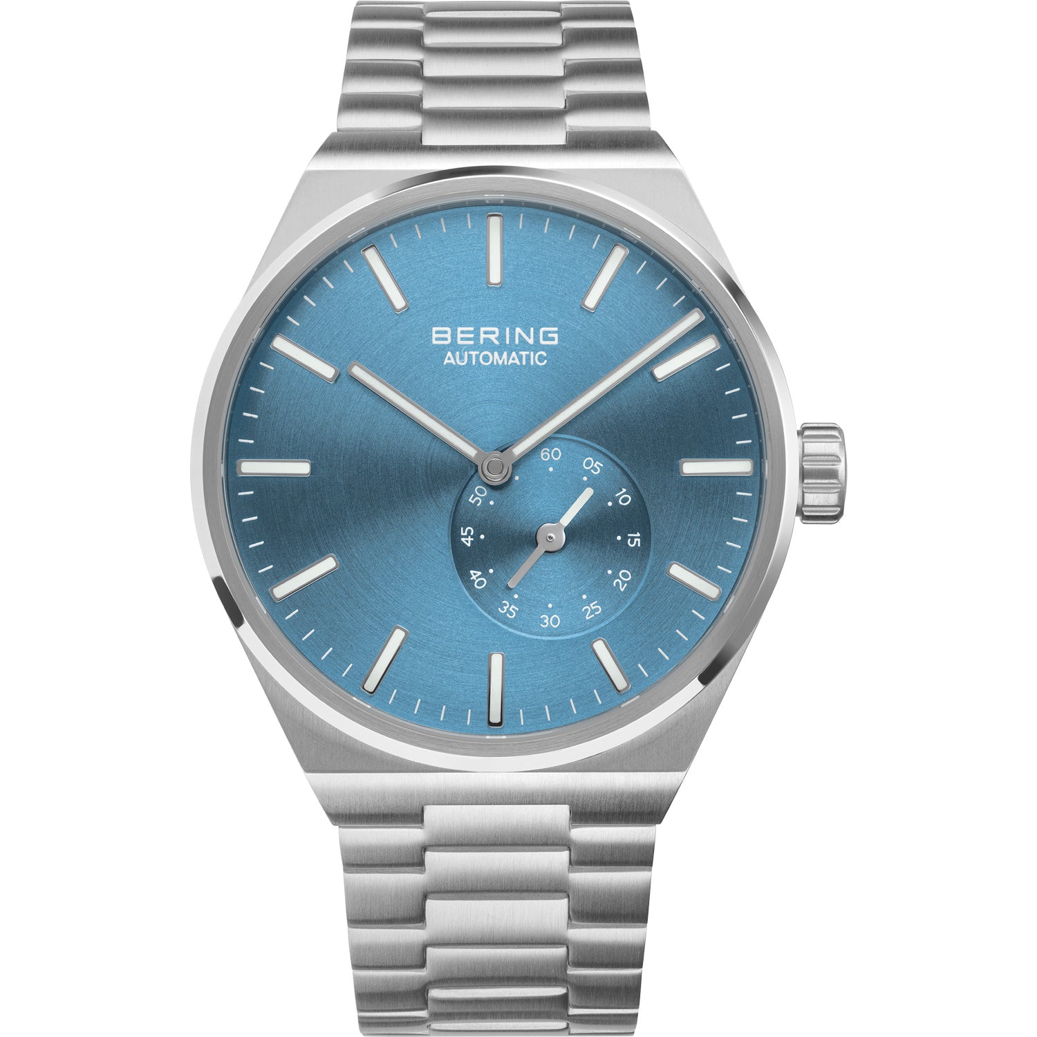 Se Bering - Automatic Herre ur, blå, 41mm Stål Rustfrit hos Vibholm.dk