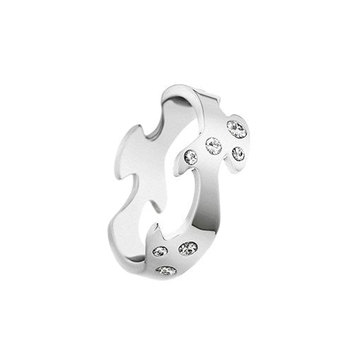 #2 - Georg Jensen - Fusion centerring 18kt hvidguld 0,16ct 20000290