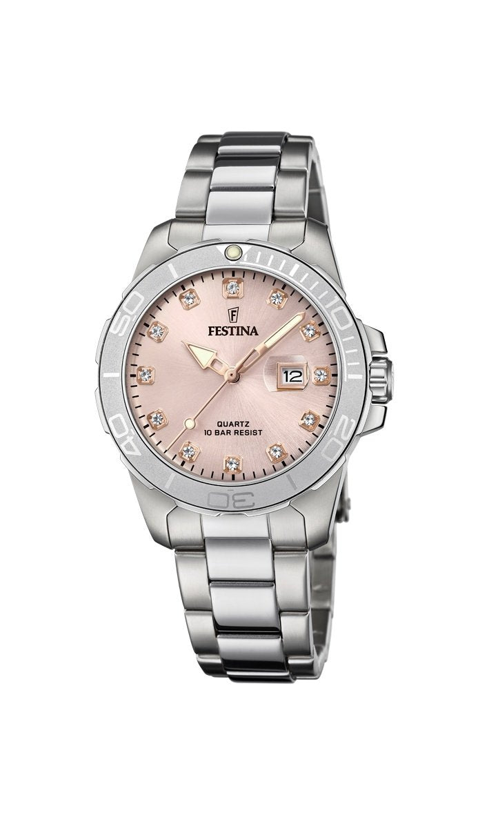 Festina - Sport Dameur stål