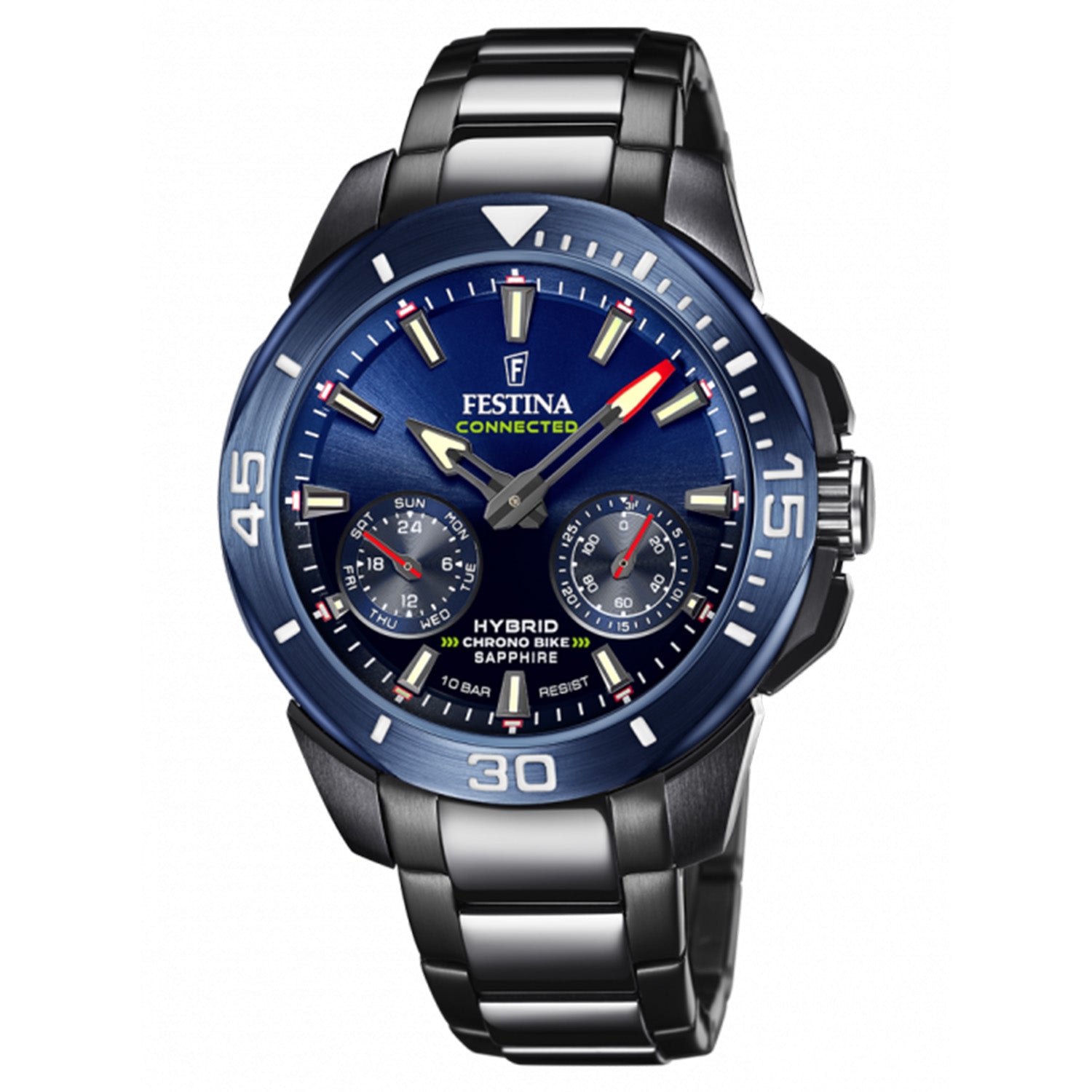 Billede af Festina - Special edition Chrono Bike Connected ur, 47 mm Sort PVD