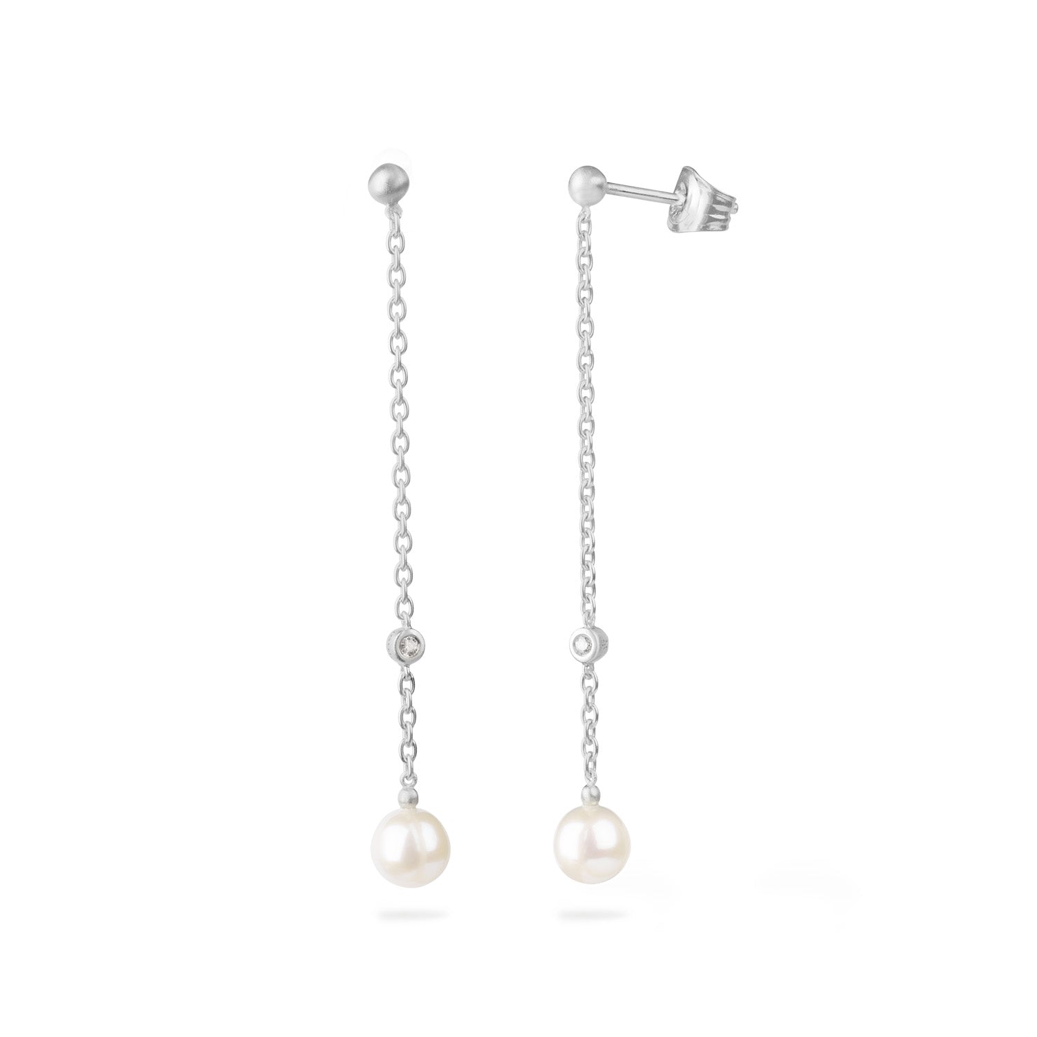 Se byBiehl - Coco Dangling Pearls øreringe 4-3305-R hos Vibholm.dk