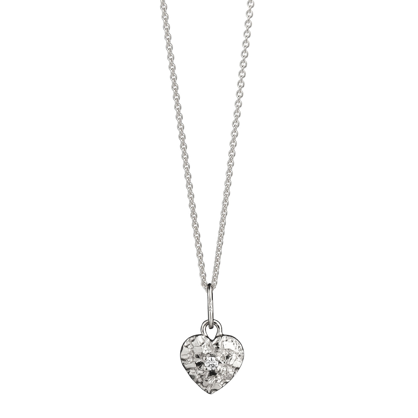 Billede af Jeberg Jewellery - Petite Heart Me halskæde Sølv sterlingsølv