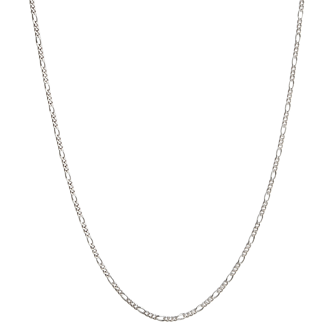 Billede af Jeberg Jewellery - Figaro halskæde 4518-42-SILVER-EXT