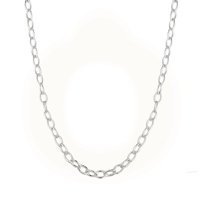 Billede af Jeberg Jewellery - Carla halskæde 4526-55-SILVER sterlingsølv