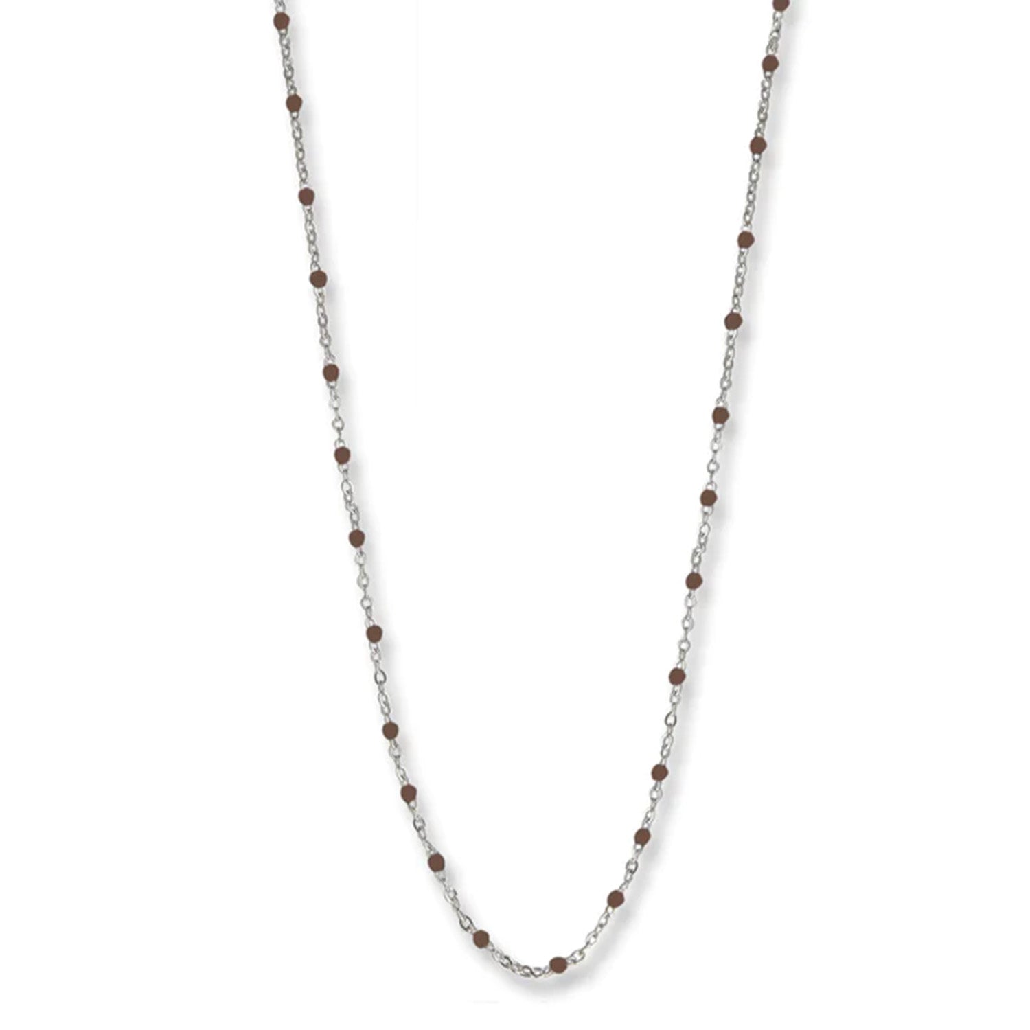 Se Jeberg Jewellery - Hazel Beaded halskæde, 42 + 3 cm Sølv sterlingsølv hos Vibholm.dk