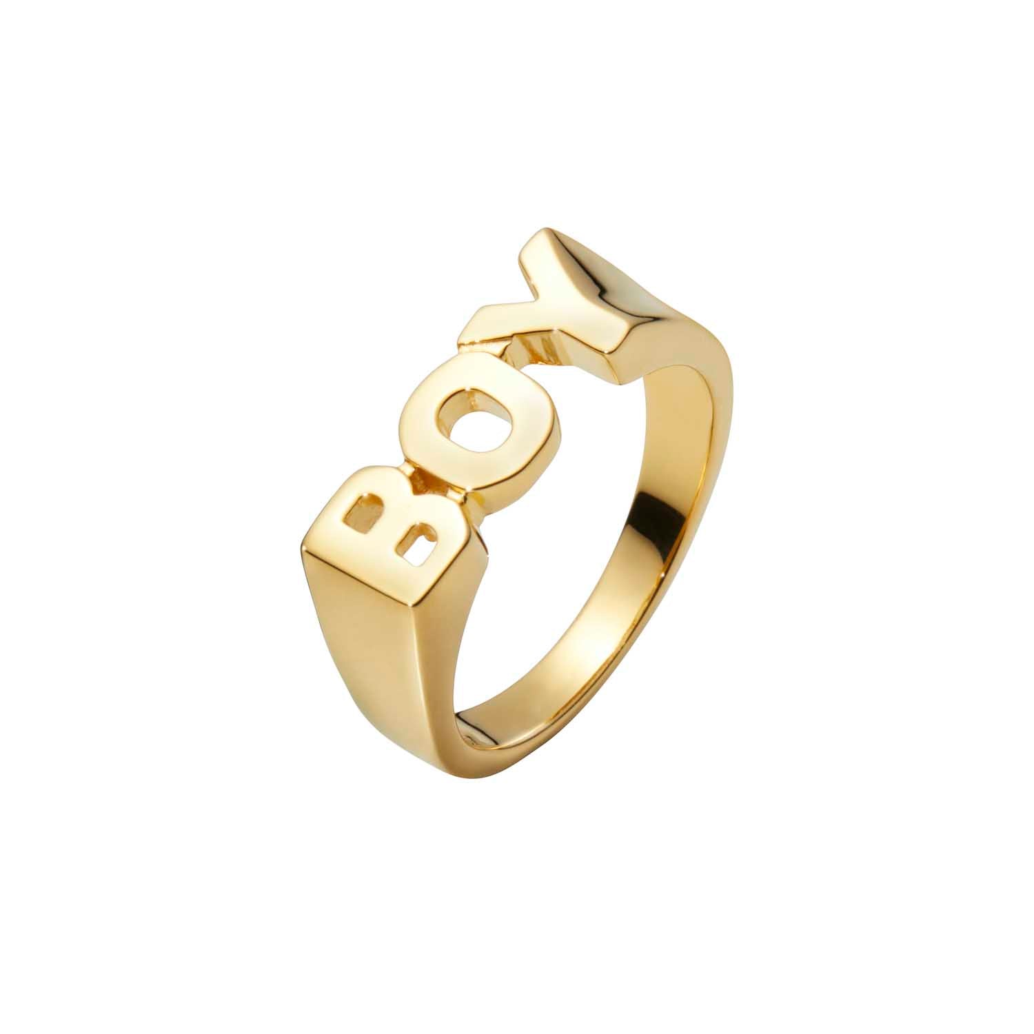 Se Maria Black - BOY ring Forgyldt sølv sterlingsølv hos Vibholm.dk