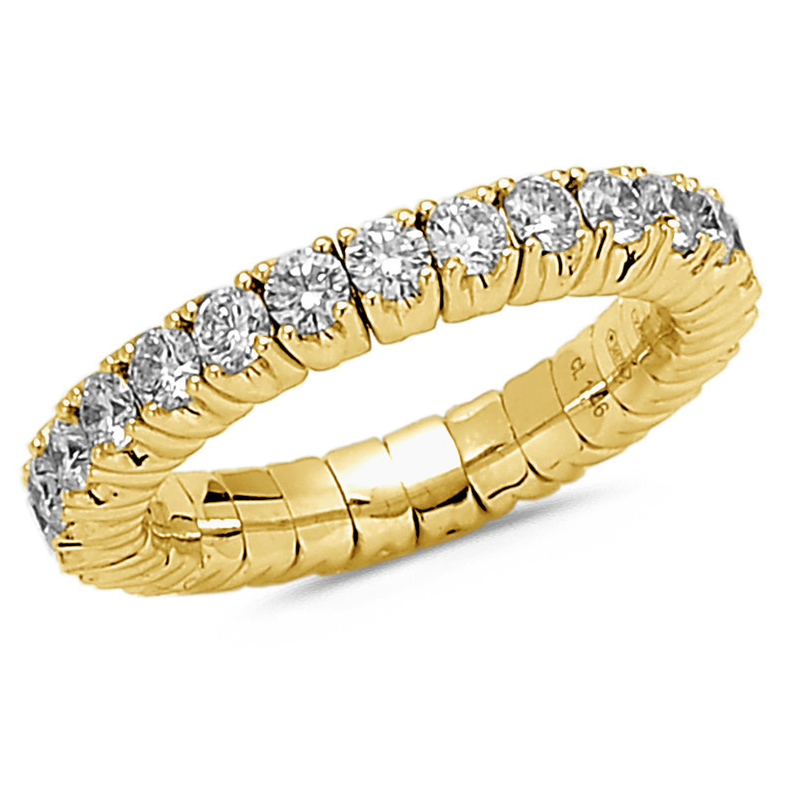 Se Diamond Collection by Vibholm - Flex ring Medium, 1,50 ct g/si 18 karat guld hos Vibholm.dk