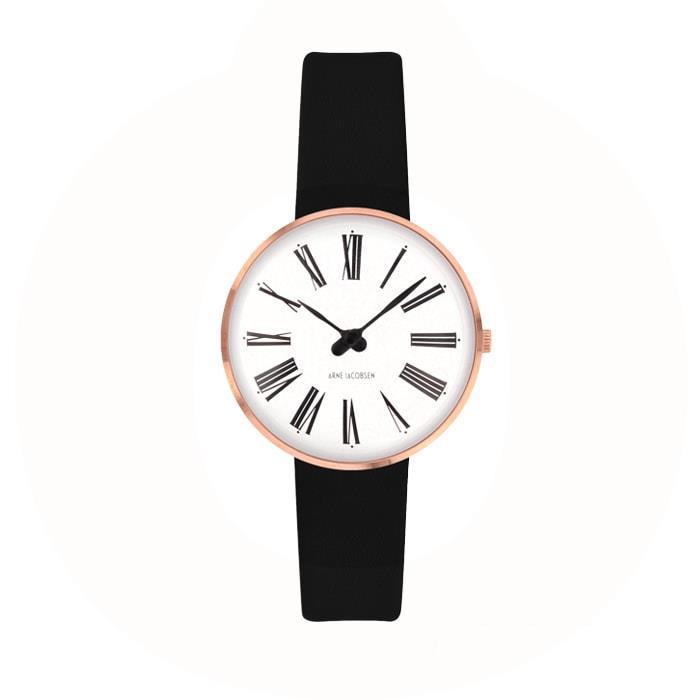 Billede af Arne Jacobsen - Roman Ur Ø30 mm rosaguldfarvet stål 53315-1401rp