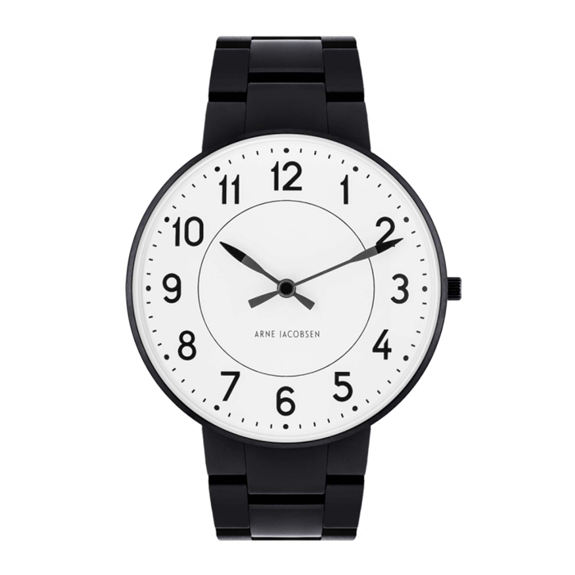 Billede af Arne Jacobsen - Station ur 53412-2030 Steel