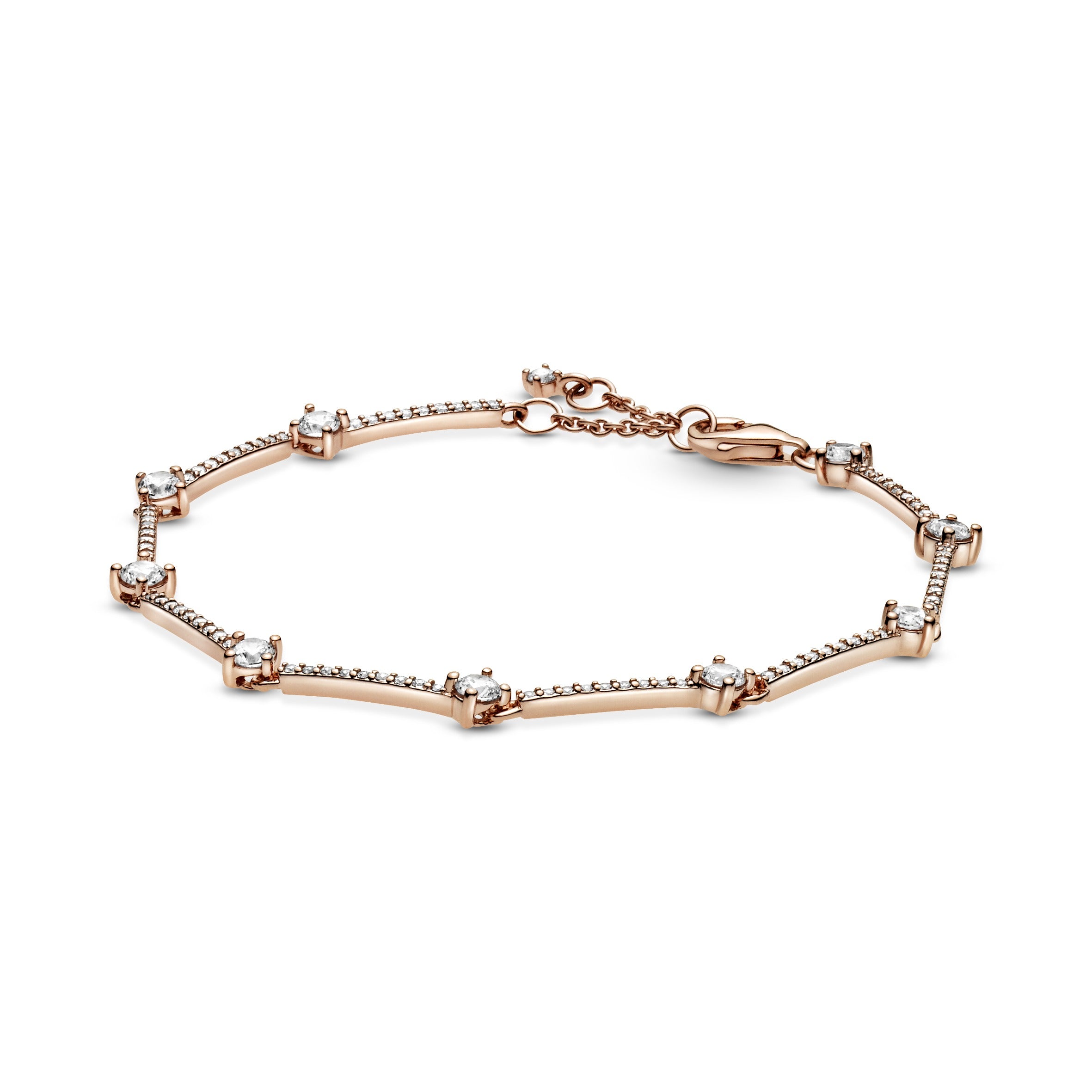 Billede af Pandora - Sparkling Pavé Bars armbånd 589217C01