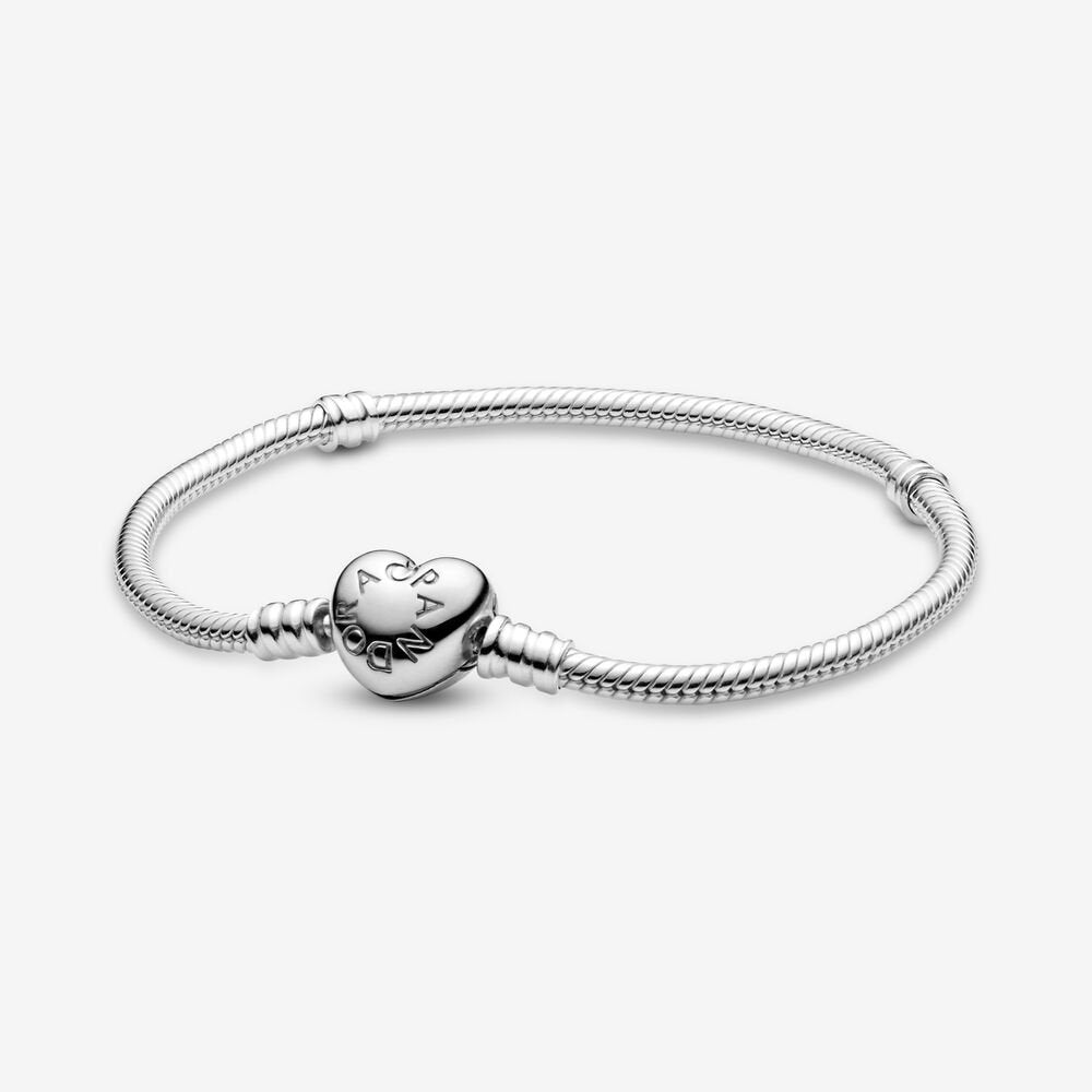 Pandora - Moments armbånd m. hjertelås 590719-18