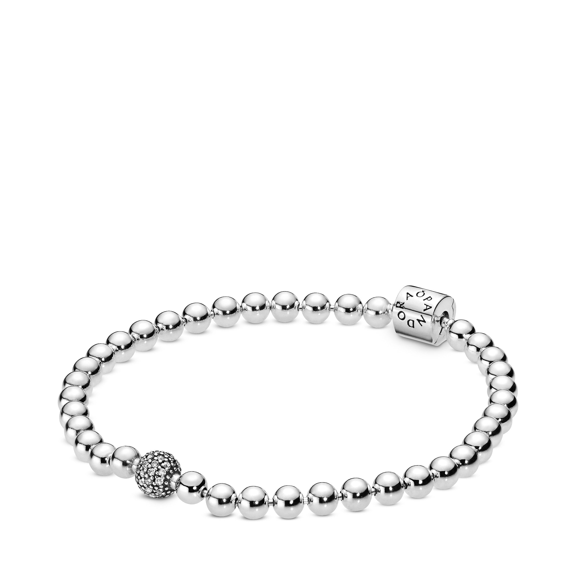 Pandora - Beads & Pavé armbånd 598342CZ