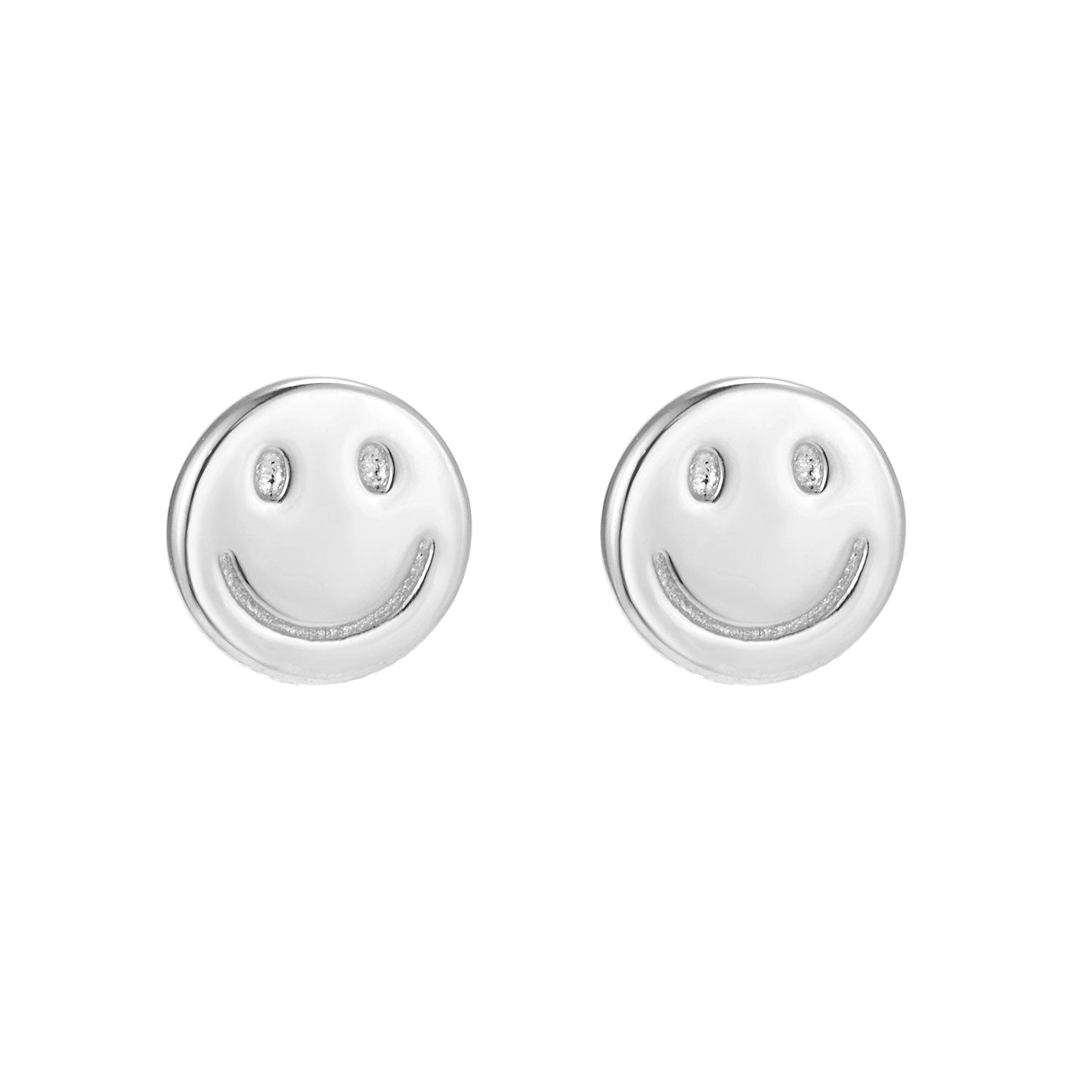 LuvaLu Jewellery - Smiley ørestikker Sølv sterlingsølv