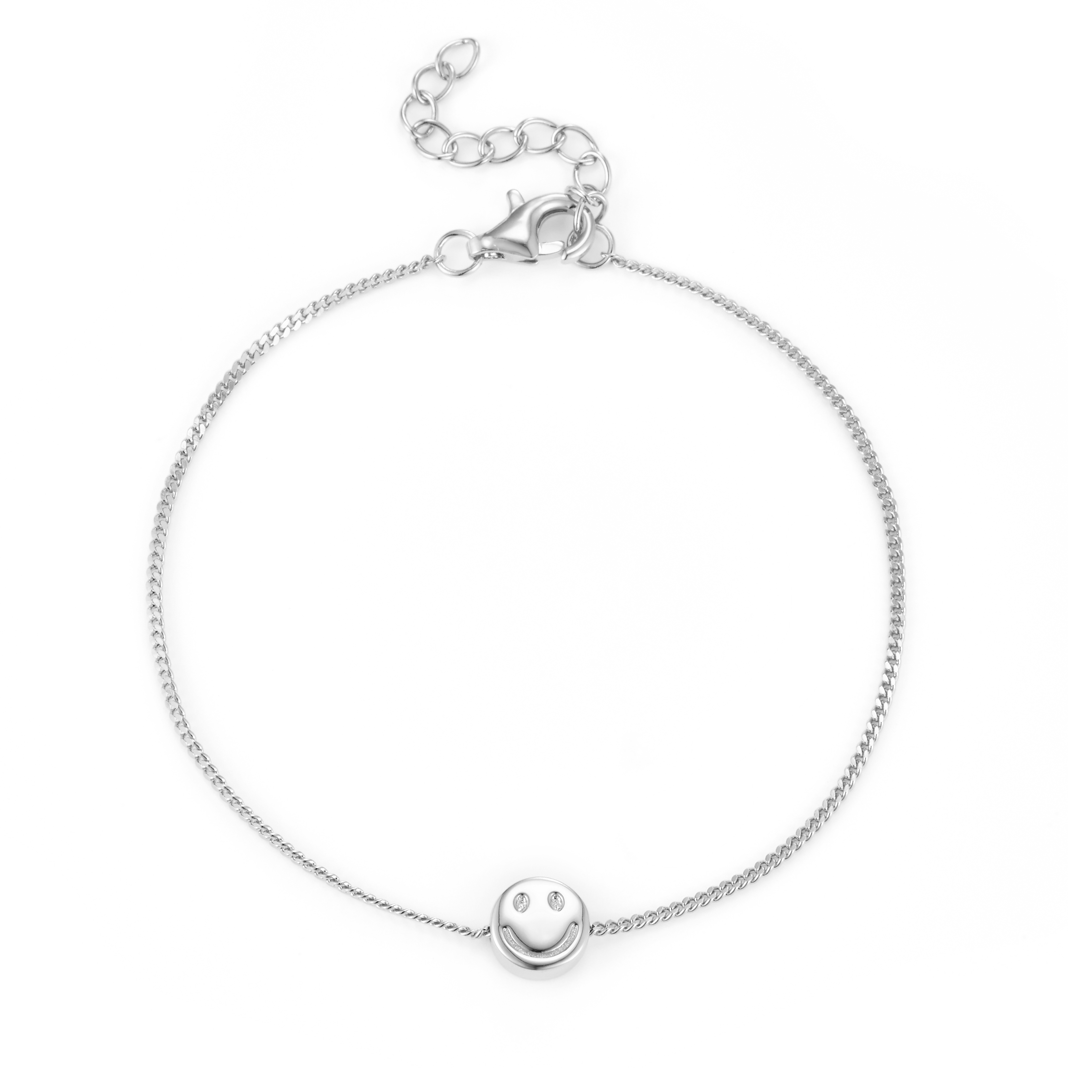 LuvaLu Jewellery - Smiley armbånd Sølv sterlingsølv