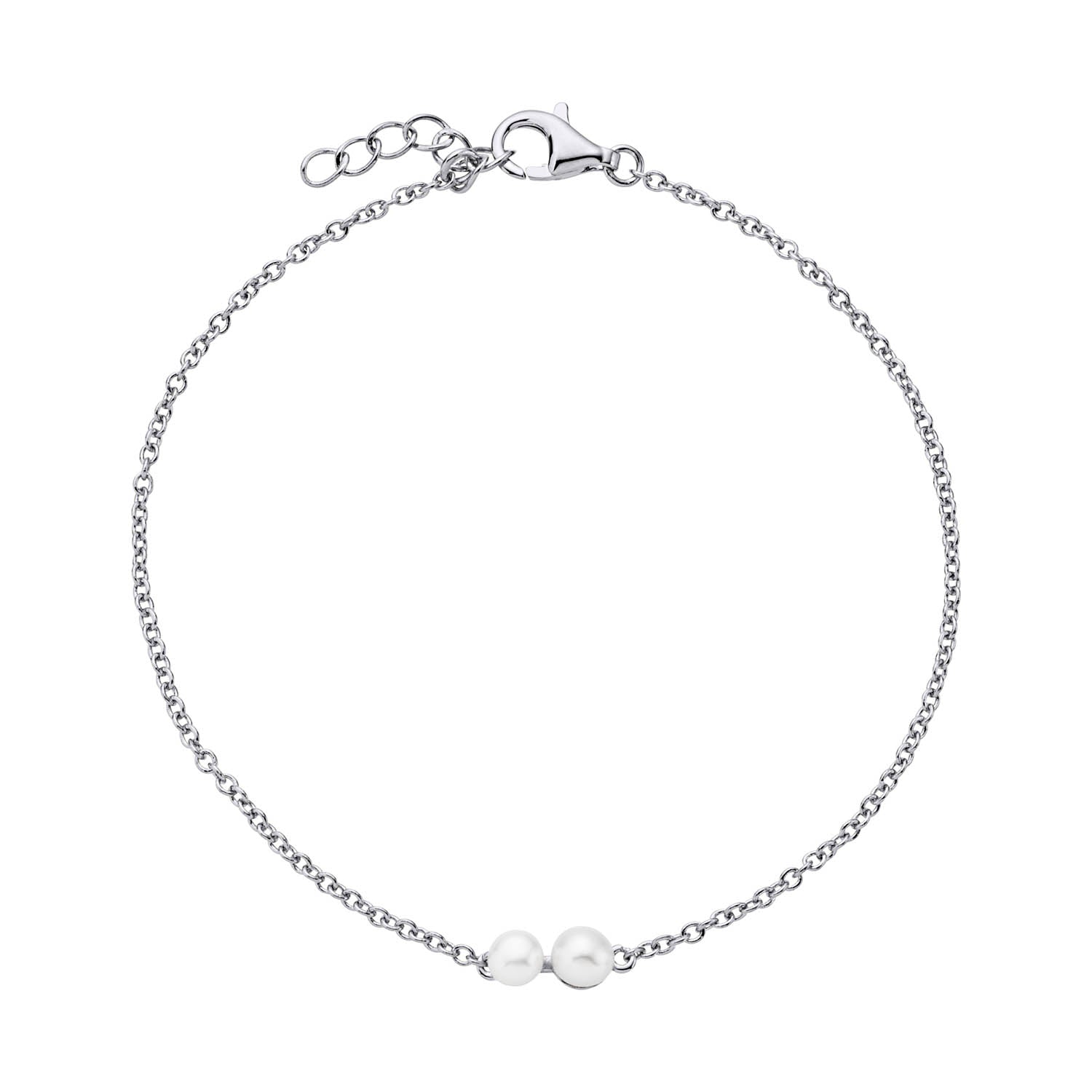 #2 - LuvaLu Jewellery - Pearly Drops armbånd Sølv sterlingsølv
