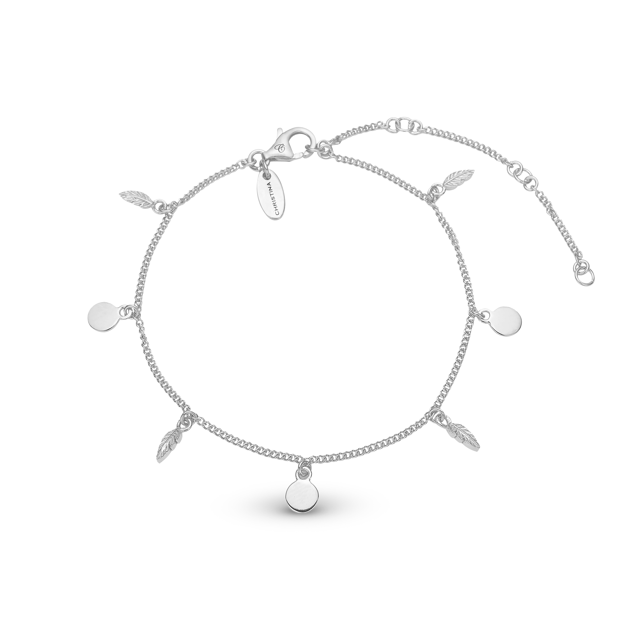 Se Christina Design London Jewelry & Watches - Dangling Feathers Armbånd 601-S36 hos Vibholm.dk