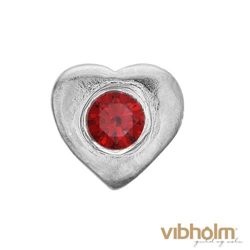 Se Christina Design London Jewelry & Watches - Ruby Heart element sølv hos Vibholm.dk