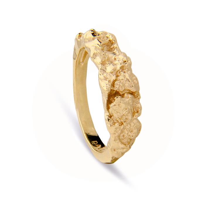 Se Jeberg Jewellery - I am Gold Ring 60620 Forgyldt sterlingsølv hos Vibholm.dk