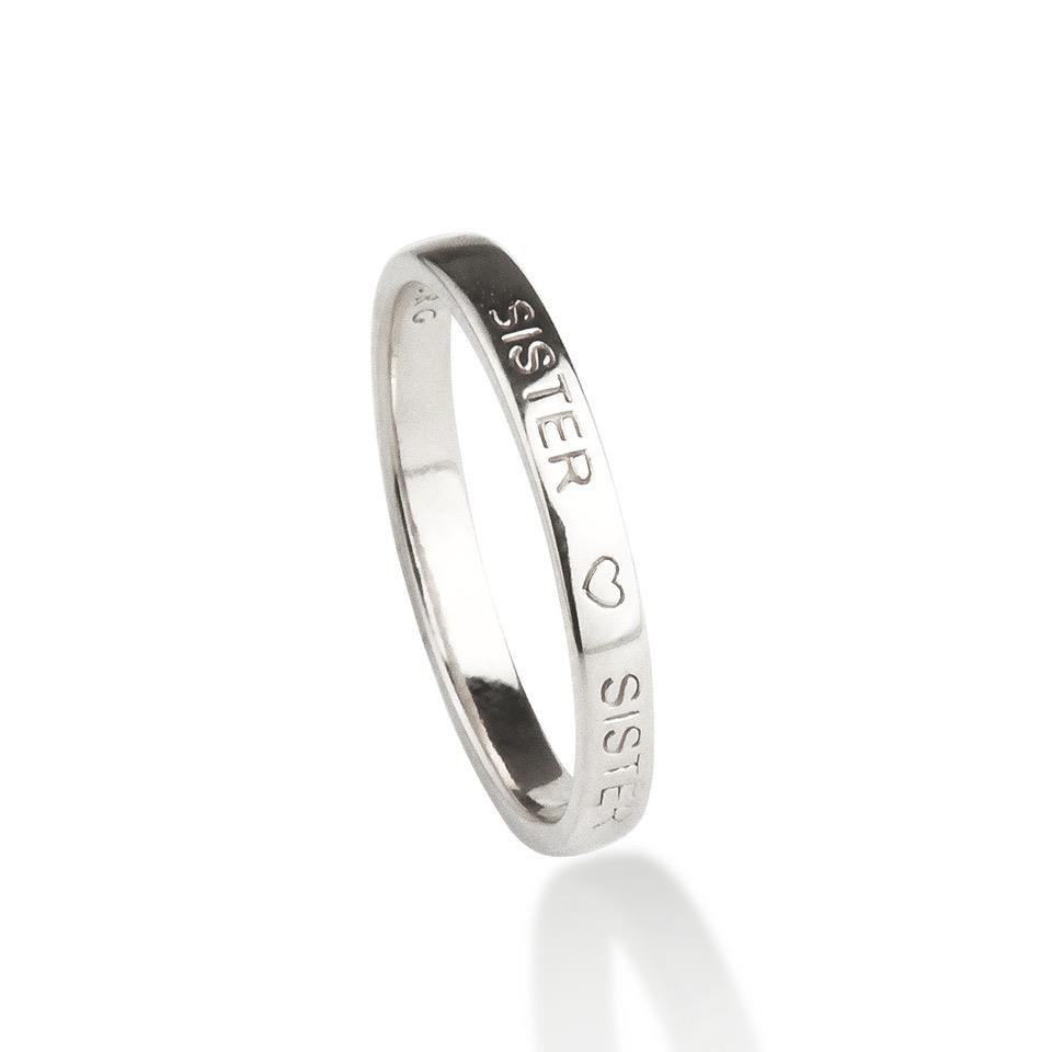 Se Jeberg Jewellery - Sister Love ring 60752 hos Vibholm.dk