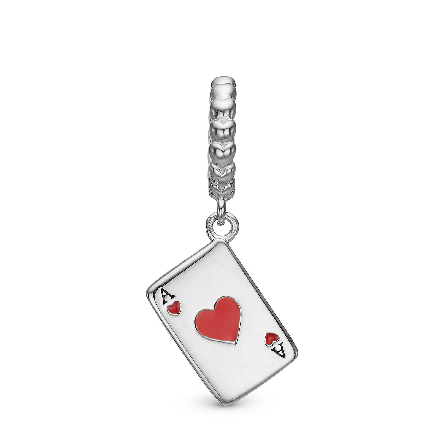 Se Christina Design London Jewelry & Watches - Ace of Hearts carm sølv 6 mm. hos Vibholm.dk