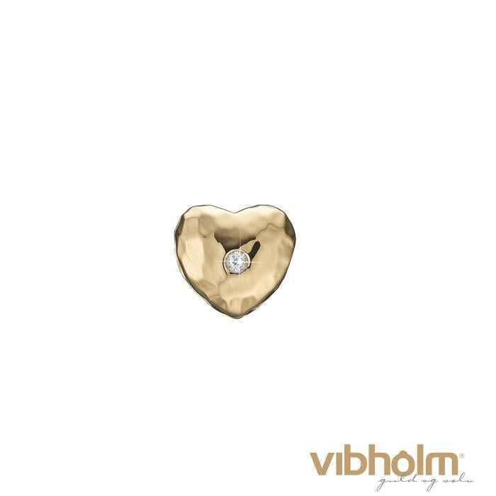 Se Christina Design London Jewelry & Watches - Sweet Heart charm forgyldt sølv 623-G121 hos Vibholm.dk